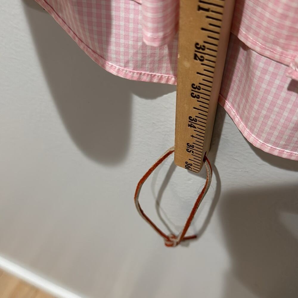Peter Millar Men's Gingham Shirt Size XX large Business Casual - Picture 7 of 8